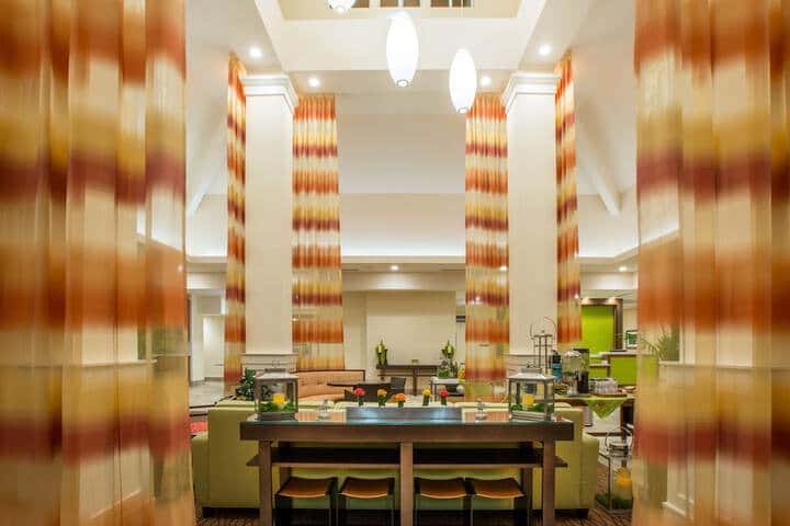 Interior entrance