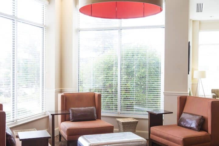 Lobby sitting area