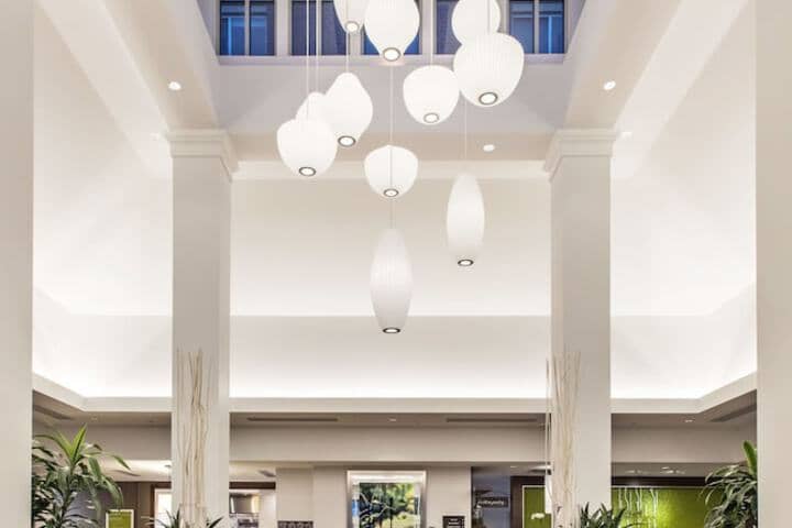 Interior entrance