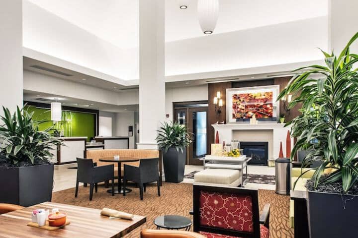 Lobby sitting area